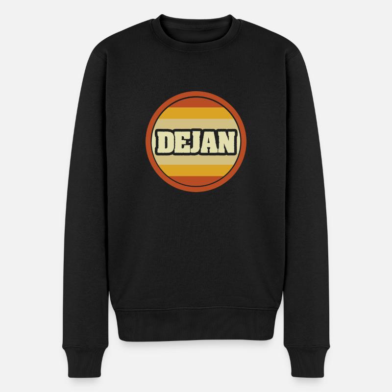 Dejan comme prénom - Pull Premium bio Homme - noir