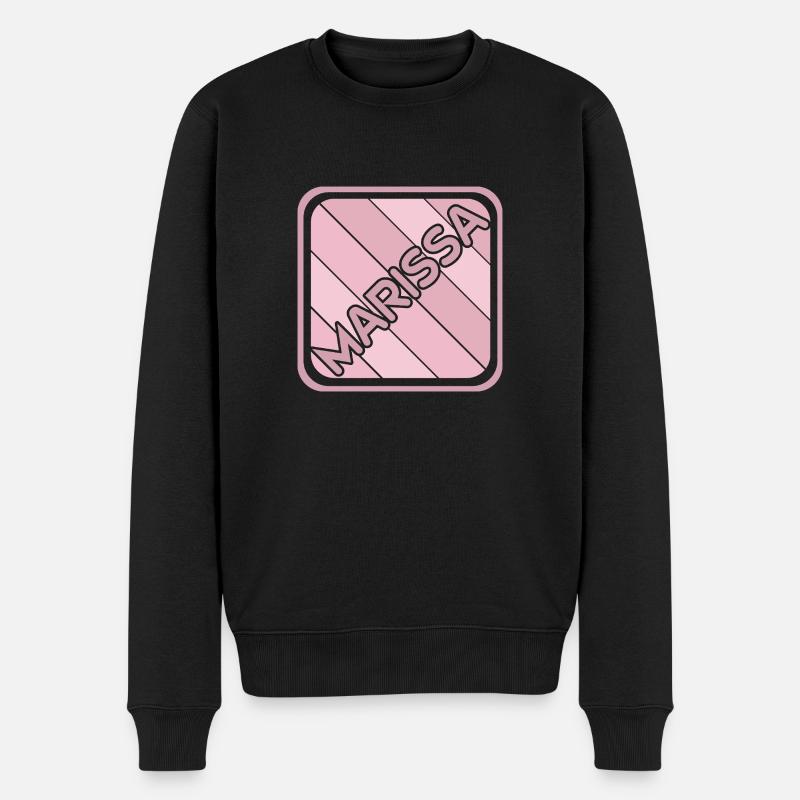Marissa als Vorname - Männer Premium Bio Pullover - Schwarz