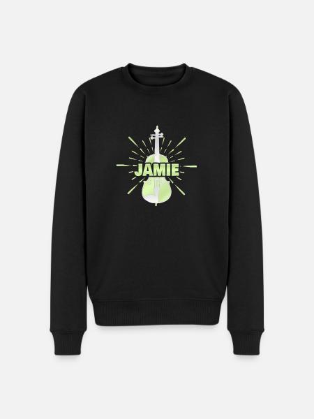 String instrument J - Men's Premium Organic Jumper - black