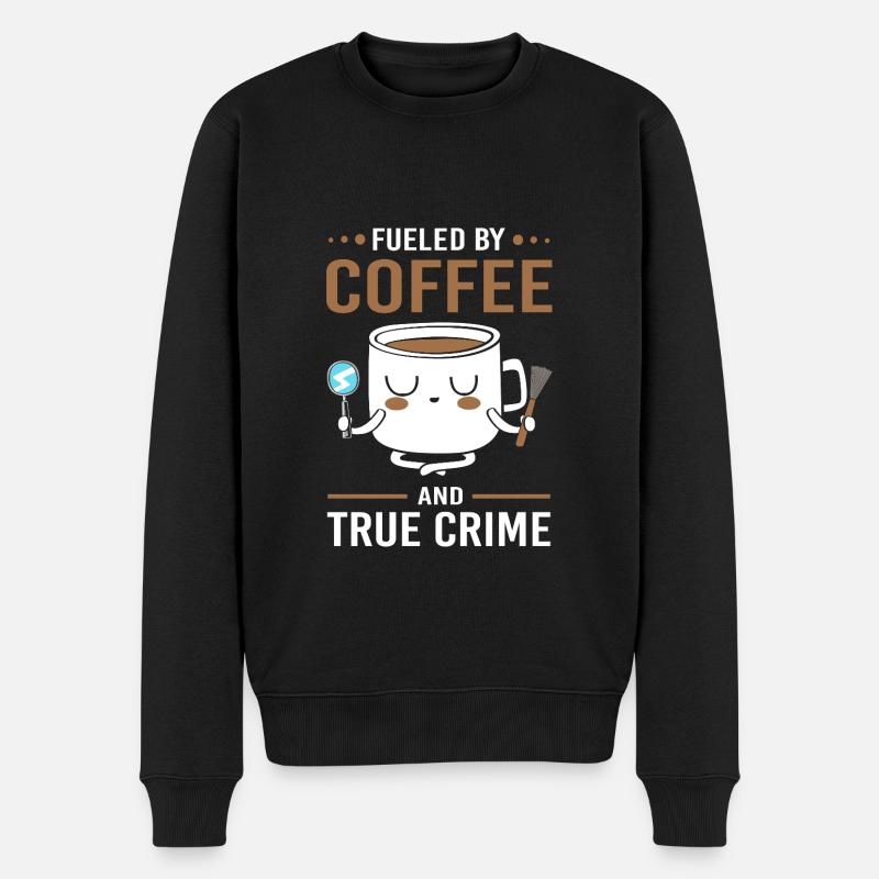 True Crime Krimi - Pull Premium bio Homme - noir