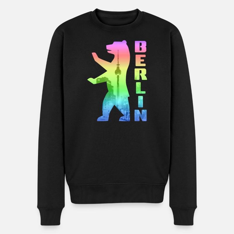 Berlin Pride - Pull Premium bio Homme - noir