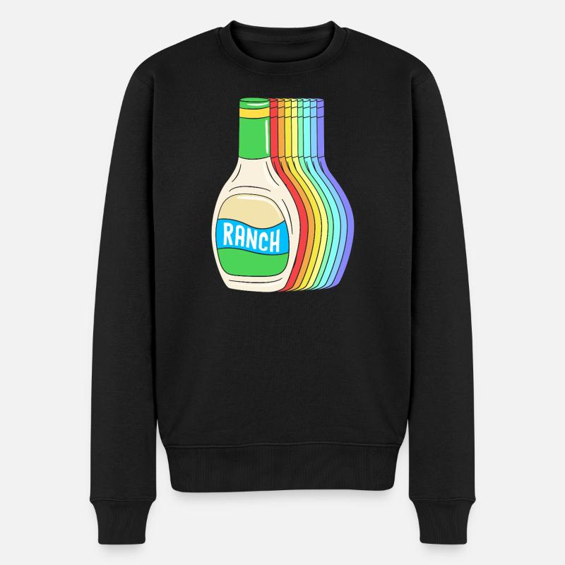 Dressing - Männer Premium Bio Pullover - Schwarz