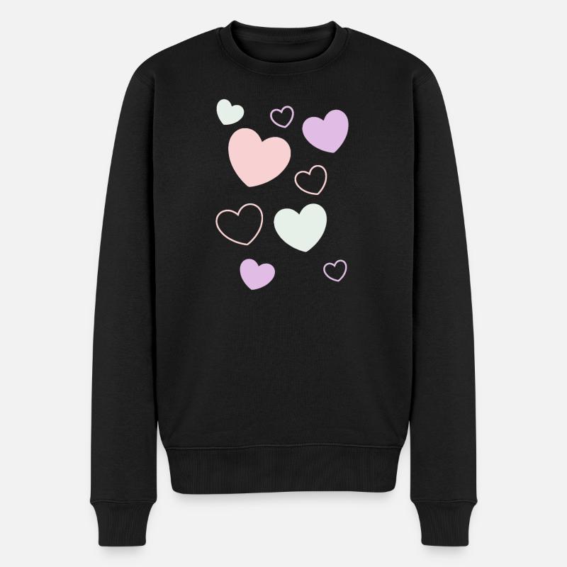 Muttertags Geschenk Mutter Muttertag Geschenkidee  - Männer Premium Bio Pullover - Schwarz