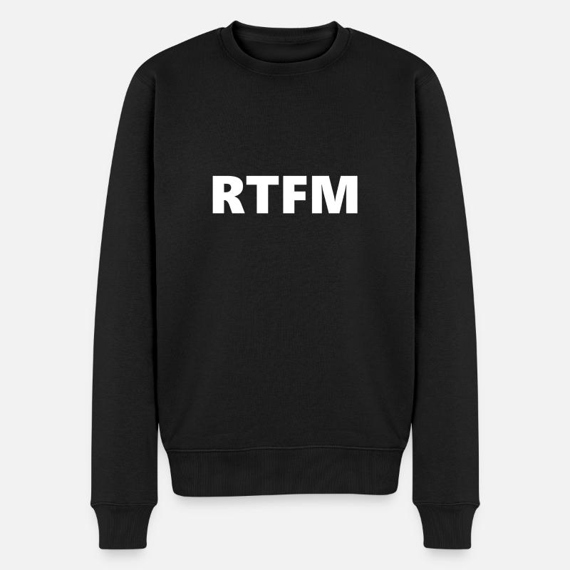 RTFM - Pull Premium bio Homme - noir