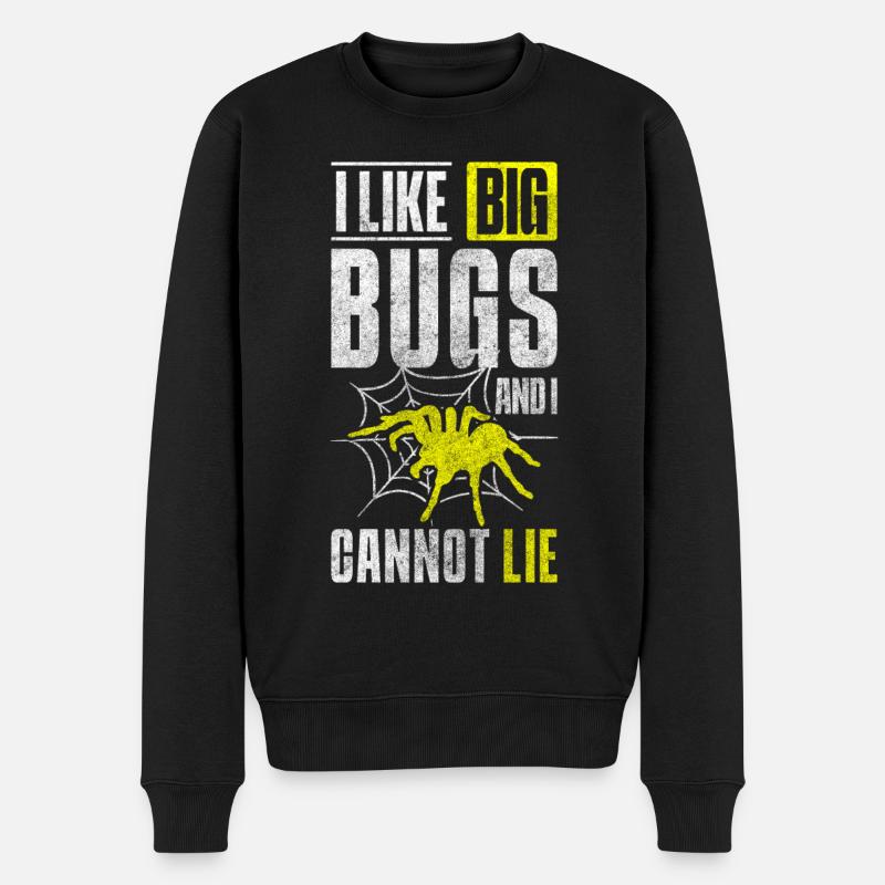 Spider Web Arachnids - Men's Premium Organic Jumper - black