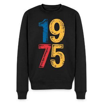 Legend 1975 50th Birthday Gifts for Men Women 50 Y - Pull Premium bio Homme - noir - Devant - Nico (187cm)