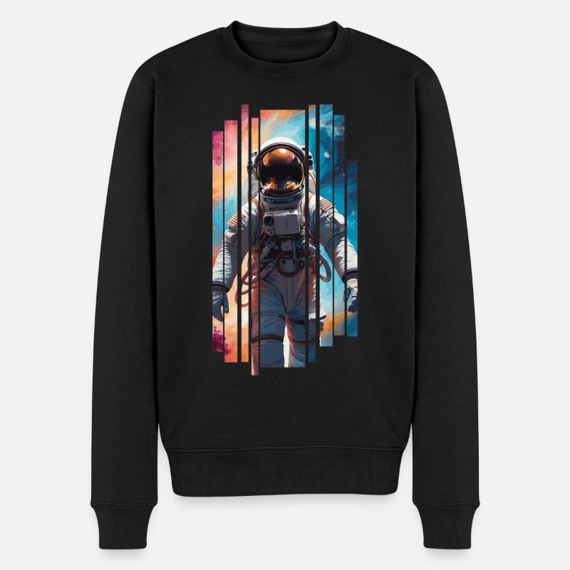 Space astronaut - Astronaute spatial - Pull Premium bio Homme - noir