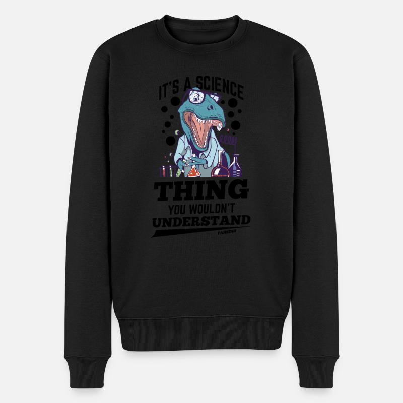 C’est une chose scientifique que vous ne comprendriez pas - Pull Premium bio Homme - noir