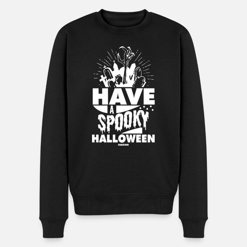 Halloween - Pull Premium bio Homme - noir