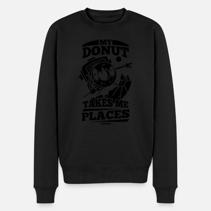 Beignet - Pull Premium bio Homme - noir