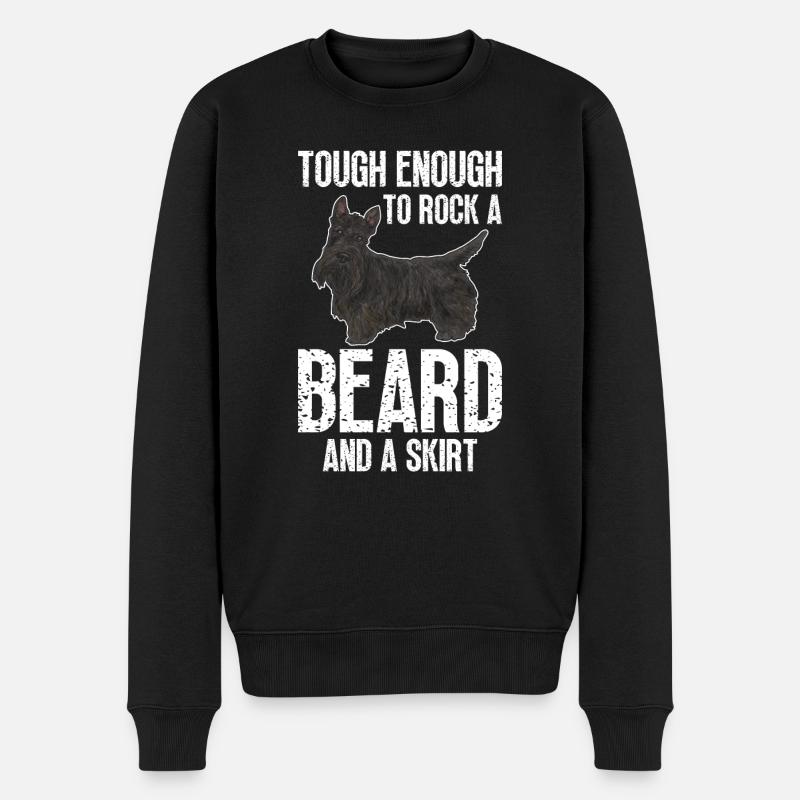 Terrier écossais Scottie Chien - Pull Premium bio Homme - noir