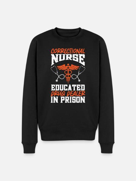 Nurse Penitentiary Prison - Men's Premium Organic Jumper - black