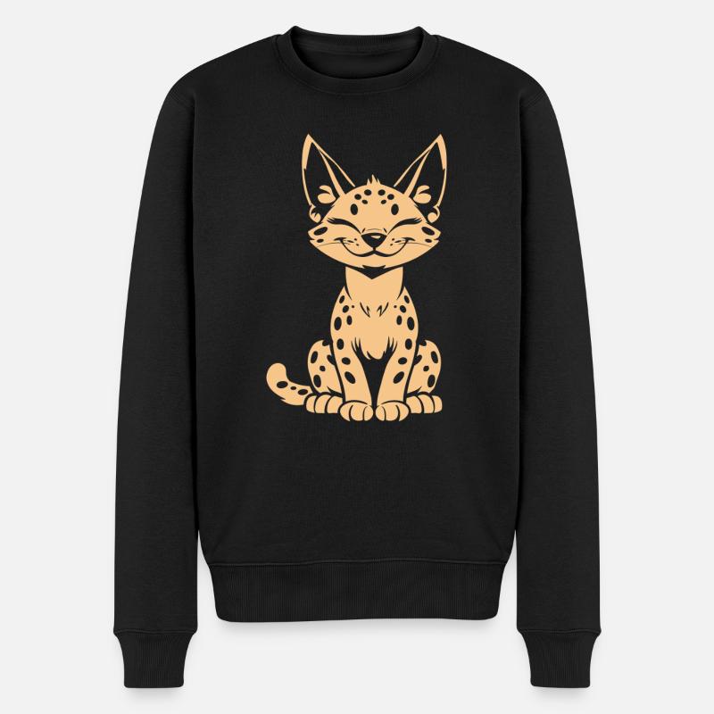 serval - Pull Premium bio Homme - noir