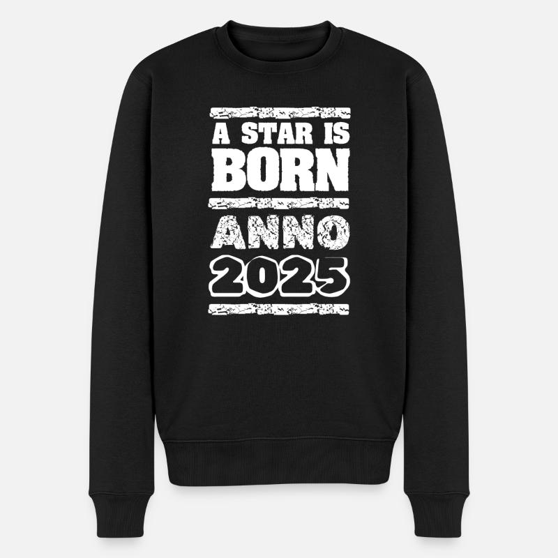 Année 2025 - Pull Premium bio Homme - noir