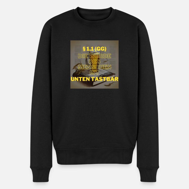 § 1.1 Karneval - Männer Premium Bio Pullover - Schwarz