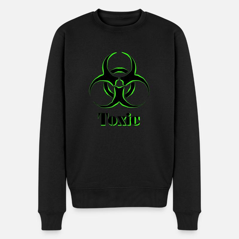 Toxic - Männer Premium Bio Pullover - Schwarz