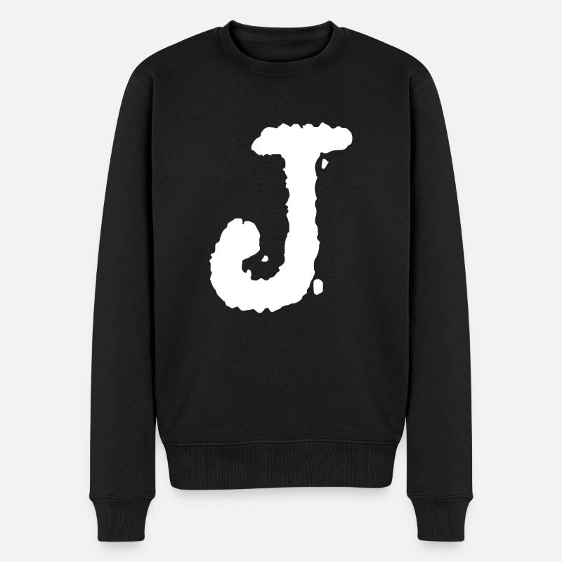 J - Pull Premium bio Homme - noir