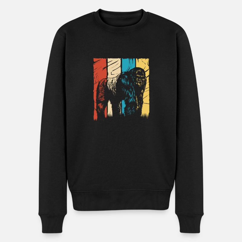 Gorille - Pull Premium bio Homme - noir