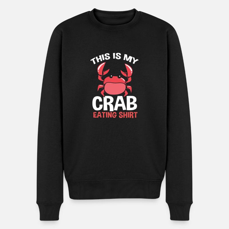 Crabe - Pull Premium bio Homme - noir