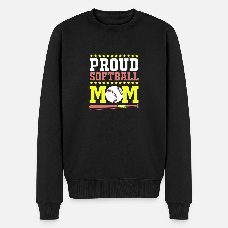 Maman de softball - Pull Premium bio Homme - noir