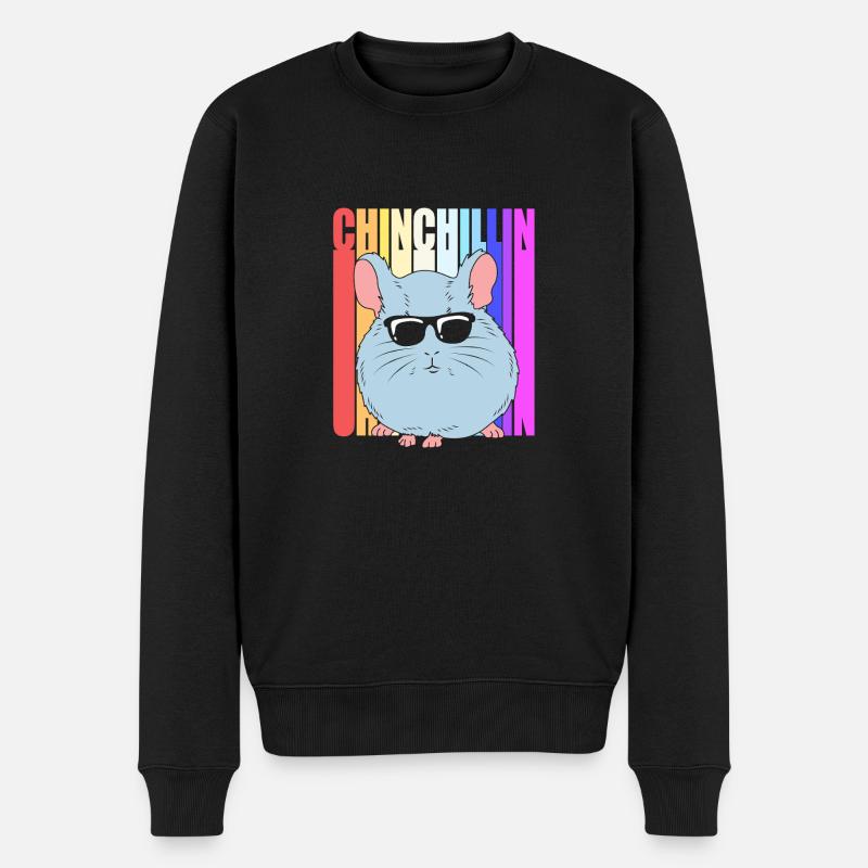 Chinchilla - Pull Premium bio Homme - noir