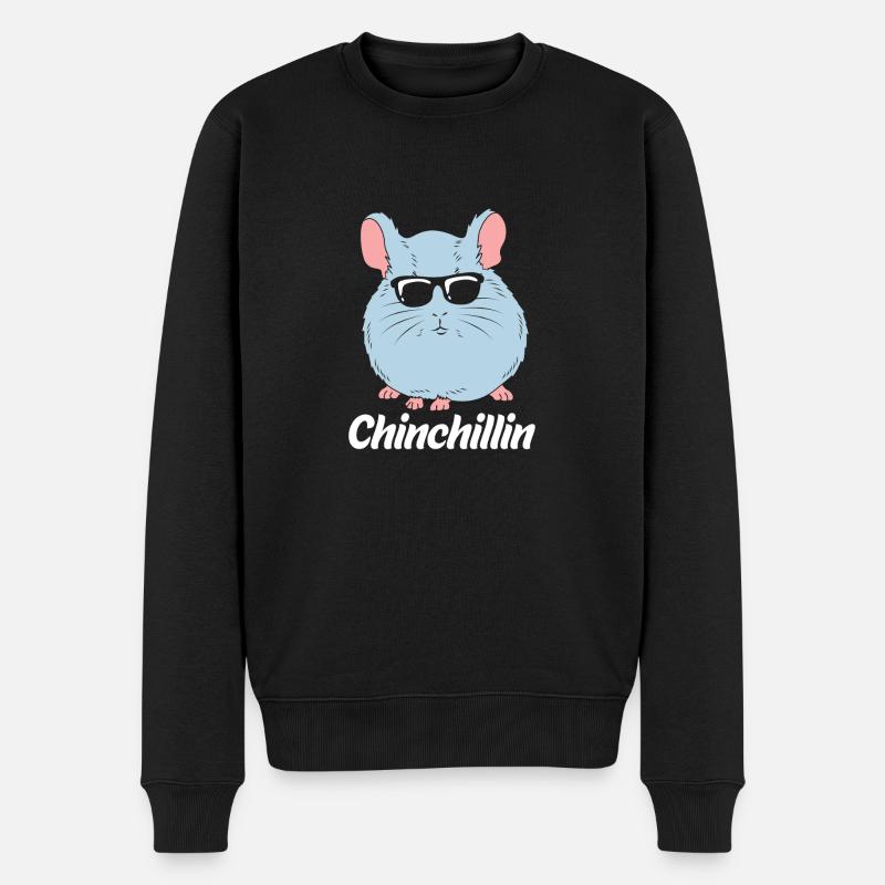 Chinchilla - Pull Premium bio Homme - noir
