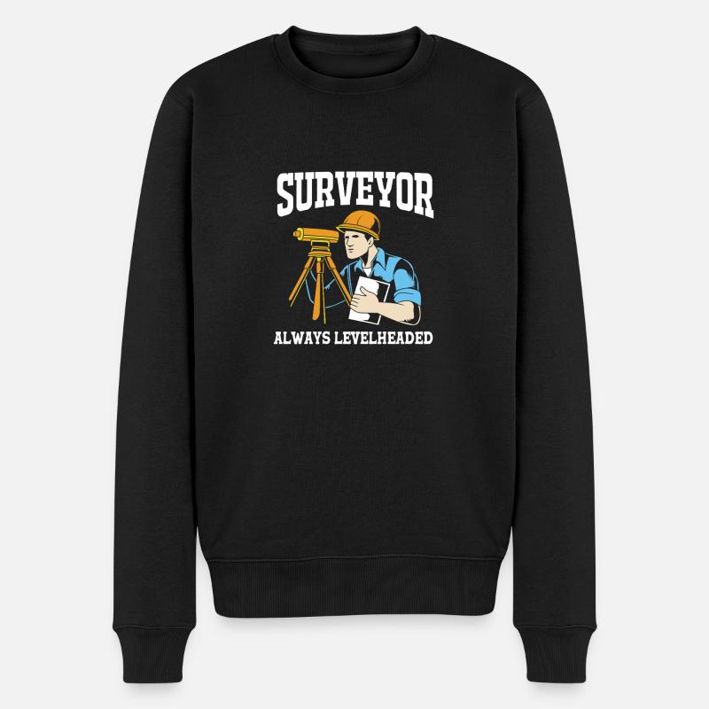 Geometra - Maglione ecologico premium da uomo - nero