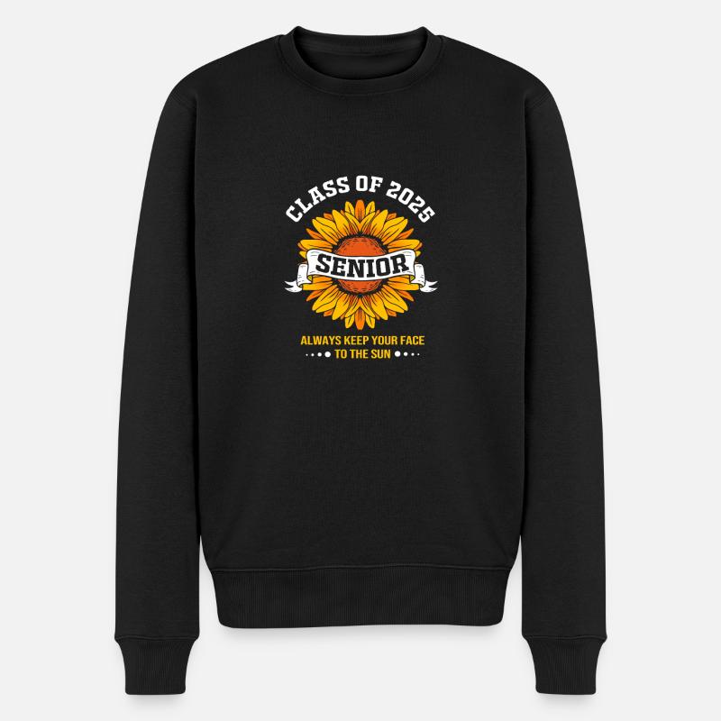 Klasse von 2025 - Männer Premium Bio Pullover - Schwarz
