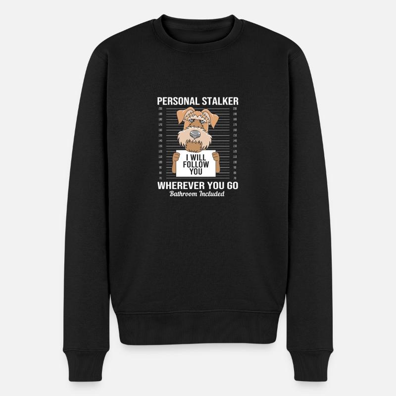 Airedale Terrier - Pull Premium bio Homme - noir