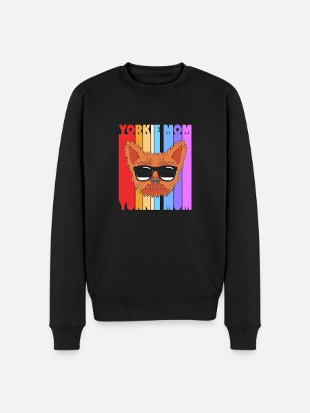 Yorkshire Terrier - Men's Premium Organic Jumper - black