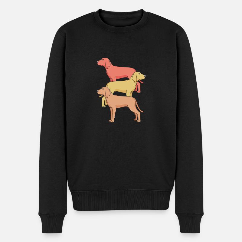 Redbone Coonhound - Pull Premium bio Homme - noir