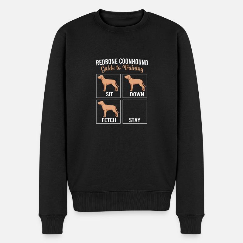 Redbone Coonhound - Pull Premium bio Homme - noir