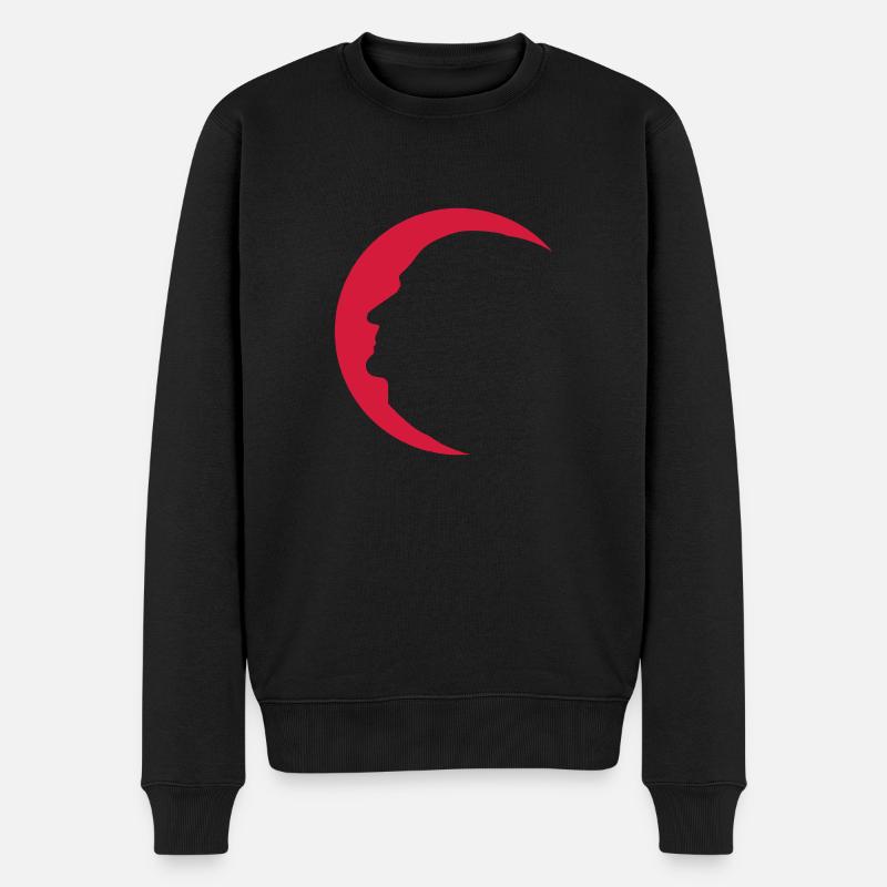 Atatürk Ay Lune - Pull Premium bio Homme - noir