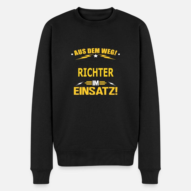 RICHTER - Männer Premium Bio Pullover - Schwarz
