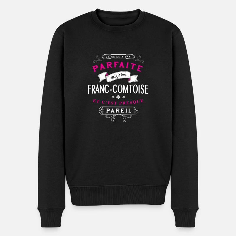 Franc-Comtoise Parfaite - Pull Premium bio Homme - noir