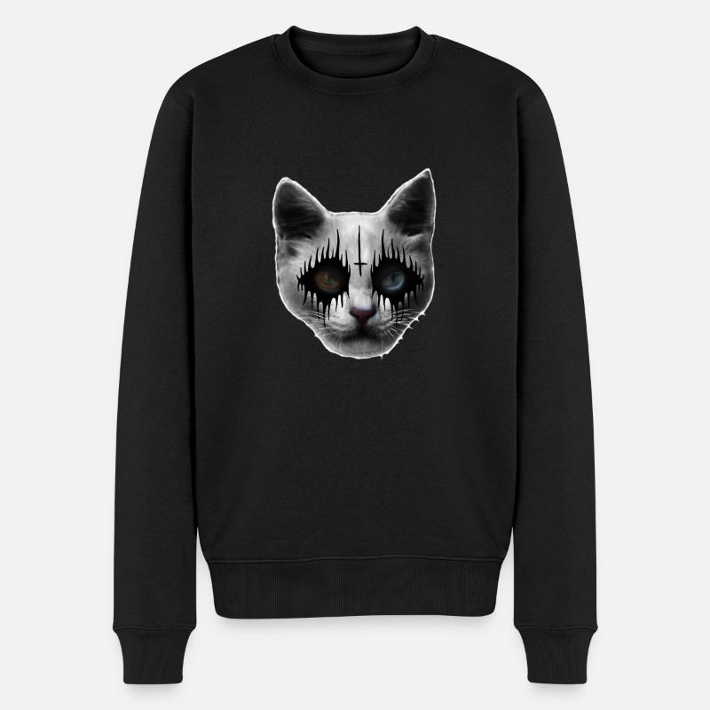 Black Metal Cat - Pull Premium bio Homme - noir