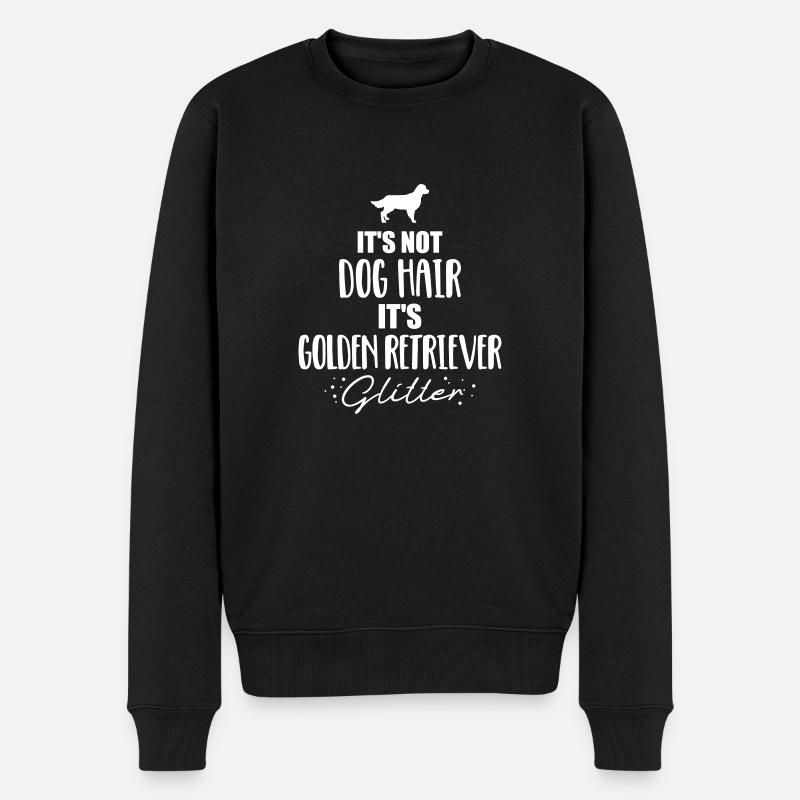 Golden Retriever - Pull Premium bio Homme - noir