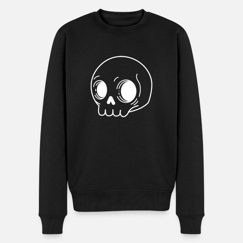 grue 2 négative - Pull Premium bio Homme - noir