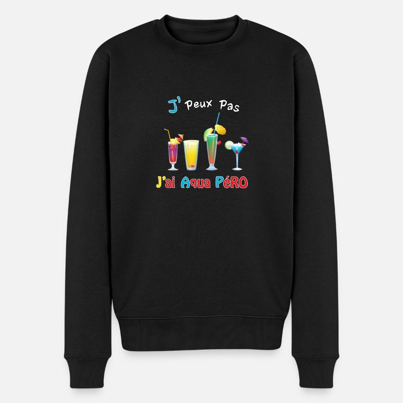 J'peux pas j'ai aqua péro - Pull Premium bio Homme - noir