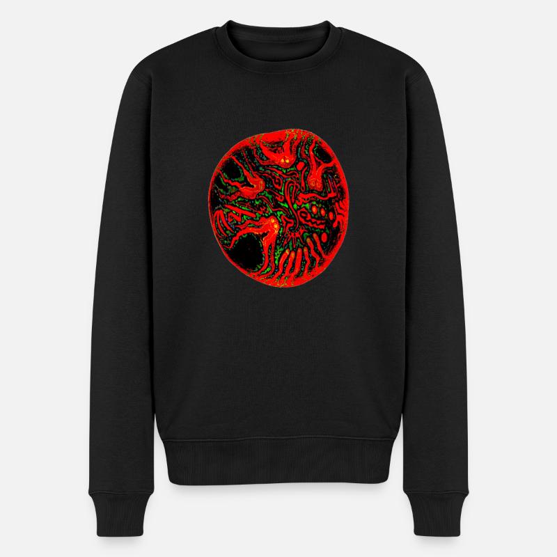 Ragnarok - Männer Premium Bio Pullover - Schwarz