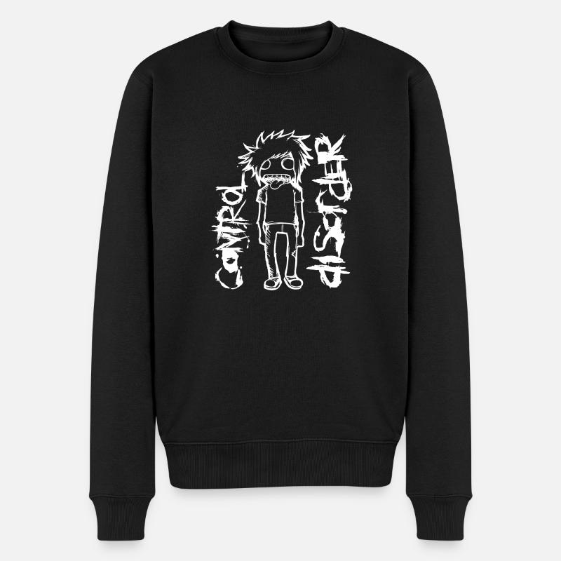 Kontrolle - Männer Premium Bio Pullover - Schwarz