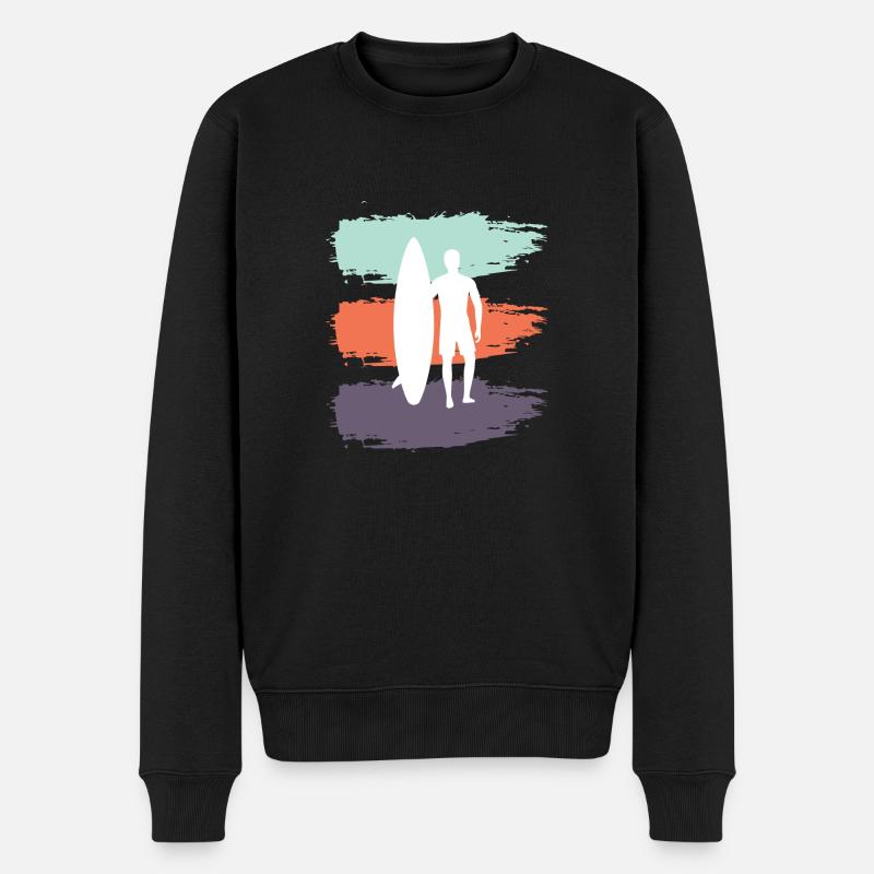 Skateboard SUP Surfing - Pull Premium bio Homme - noir