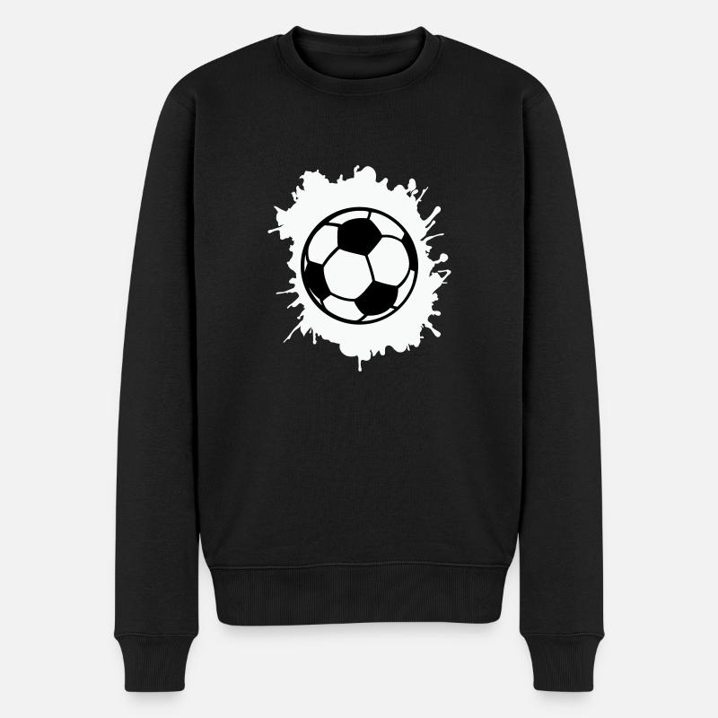 Blobs de football - Pull Premium bio Homme - noir