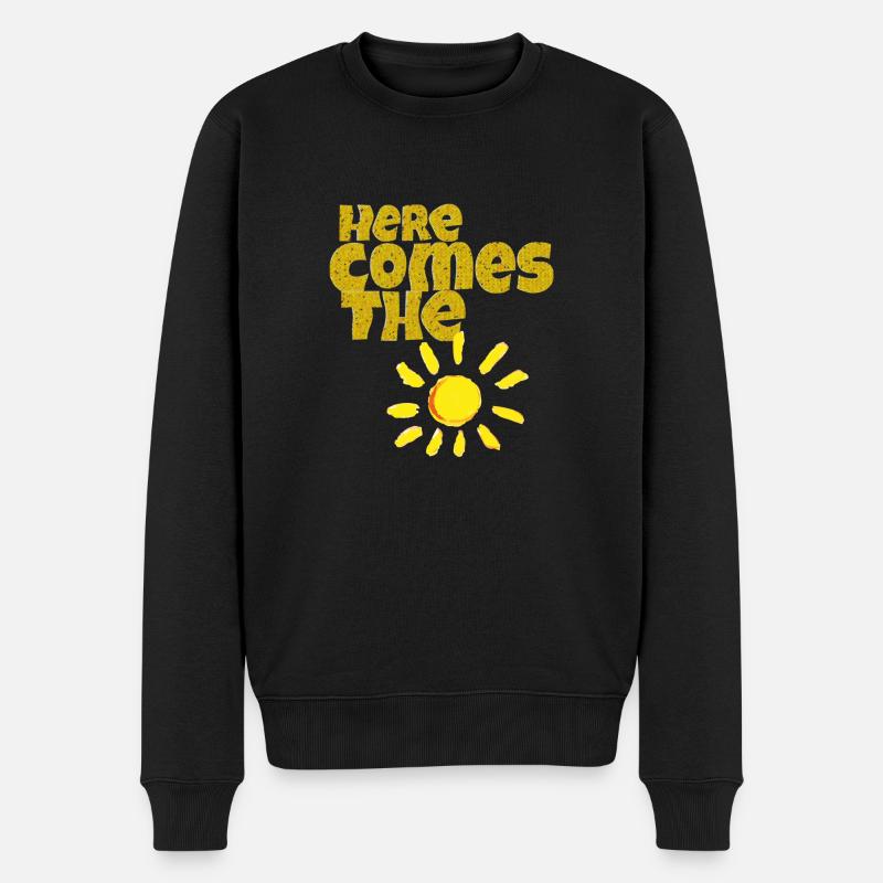 Voici le soleil - Pull Premium bio Homme - noir