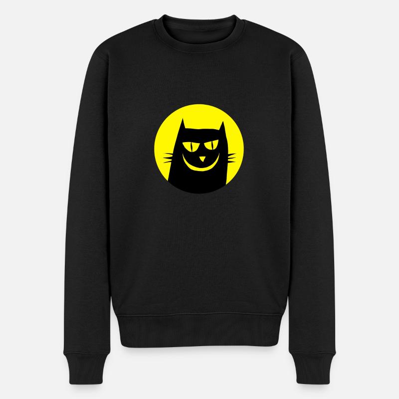 Chat drôle - Pull Premium bio Homme - noir