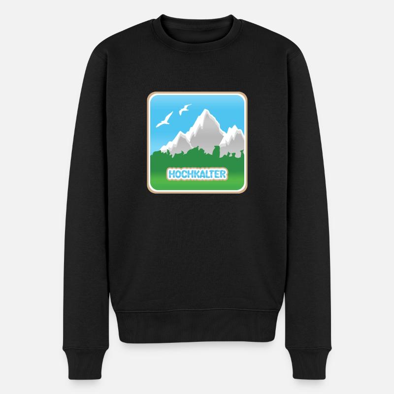 Geschenk für Hochkalter - Männer Premium Bio Pullover - Schwarz