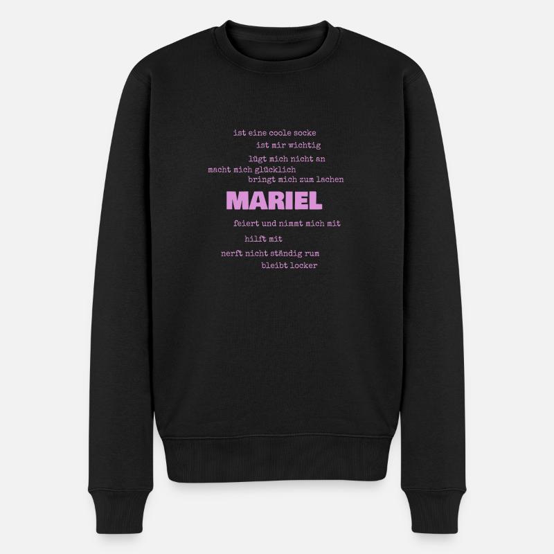 Cadeau pour Mariel - Pull Premium bio Homme - noir