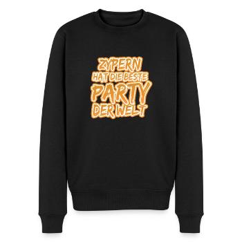 Zypern Zypern - Männer Premium Bio Pullover - Schwarz - Vorne - Nico (187cm)