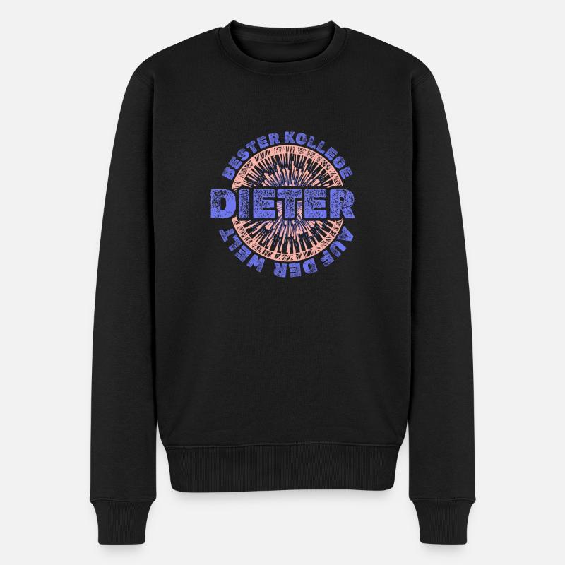 Prénom Dieter - Pull Premium bio Homme - noir