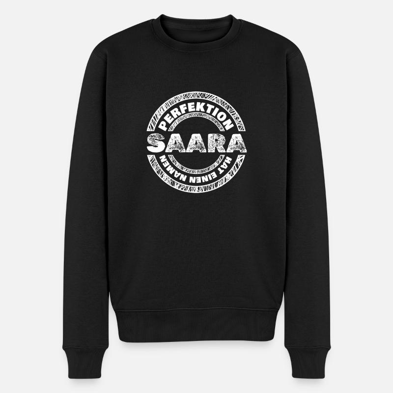 Saara - Männer Premium Bio Pullover - Schwarz